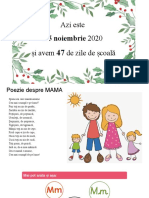 Azi Este: 25 Noiembrie 2020 de Zile de Școală