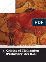 Origins of Civilization (Prehistory-300 B.C.) : Essential Question