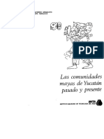 Las Comunidades Mayas de Yucatán Pasado y Presente