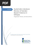 GBV in Ethiopia Systematic Lit Review Fall 2018