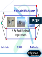 RBEs MPCs in MSC - Nastran