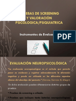 Pruebas de Sreening y Valoración Psic - Conductual y Funcional