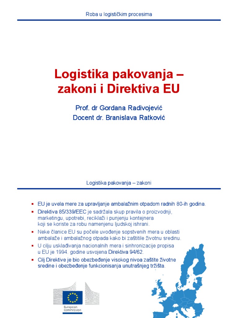 12 Logistika Pakovanja - Zakoni | PDF