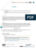 Lesson 12: Choice of Unit: Student Outcomes