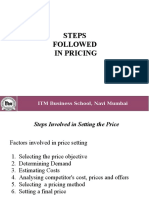 Steps in Pricing (Costs)