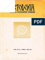 Iubire Și Adevăr Pentru o Depășire A Dilemei Ecumenismului Contemporan - Stăniloae Ortodoxia 1967