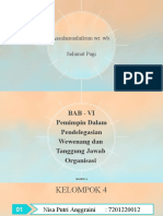 Pemimpin Dalam Pendelegasian Wewenang Dan Tanggung Jawab Organisasi (2) (Kelompok 4)