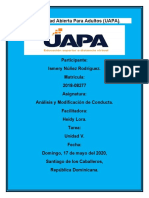 Tarea 5 de Analisis y Modificacion de La Conducta