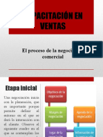 El Proceso de Negociación Comercial