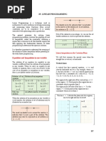 Linear Programming