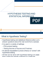 Chapter5 - Hypothesis Testing and Statistical Inference