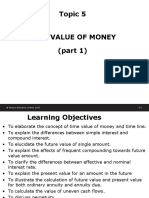 BWFF2033 - Topic 5 - Time Value of Money - Part 1