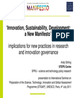 SC PSD Innovation Sustainability Development A New Manifesto (STIGAP) en PDF