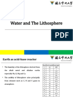 CH 10-Water and The Lithosphere