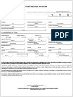 Constancia de Apertura PDF