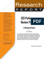 CEO Performance Review Practices