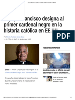 El Papa Francisco Nombra Al Primer Cardenal Negro en La Historia