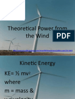 Theoretical Power From The Wind