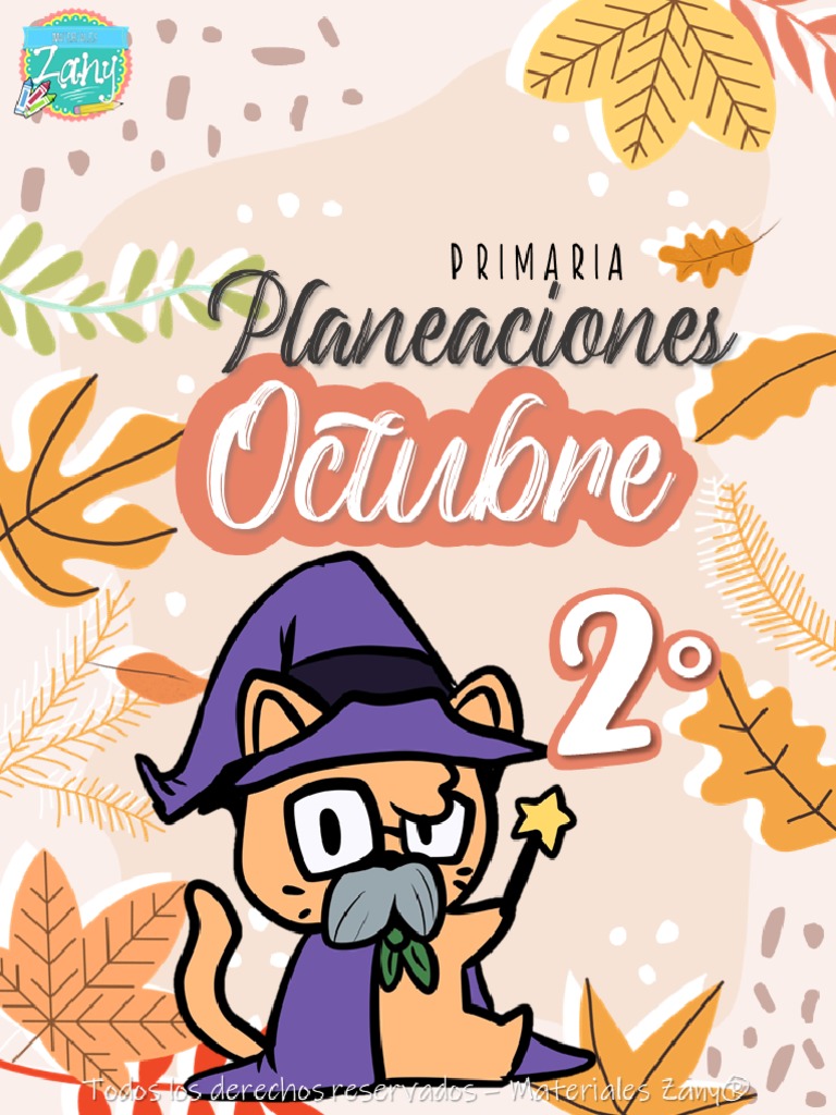 2°zany? Plan Octubre PDF Educación primaria Evaluación