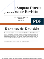 Juicio de Amparo Directo y Recurso de Revisión