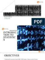 Lect 5 Introduction Statistics