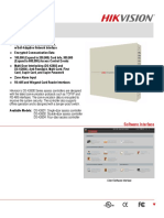 DS-K2600 Series: Network Access Controller