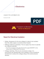 EE 4741 Power Electronics: Jungwon Choi, Jwchoi@umn - Edu