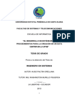 EL DESARROLLO DE ESTÁNDARES Y PROCEDIMIENTOS PARA LA CREACIÓN DE UN DATA CENTER EN LA UPSE.pdf