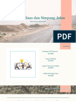 Kinerja Ruas Dan Simpang Jalan