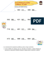 Resolvemos Problemas Con Divisiones