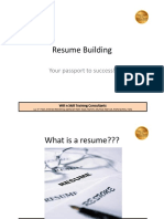 Resume Building