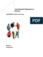 Emergency and Disaster Response To Chemical Releases: HAZWOPER 29 CFR 1910.120 (Q)