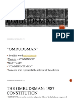 The Ombudsman: Republic Act No. 6770