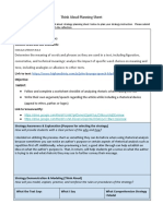 Think Aloud Planning Sheet