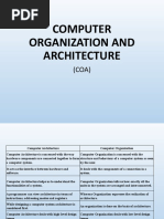 Computer Organization and Architecture