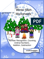 Winter Math Worksheets: Free Sampler
