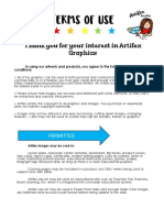 Thank You For Your Interest in Artifex Graphics: Permitted