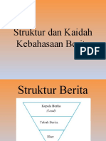 Struktur Dan Kaidah Kebahasaan Berita