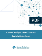 Cisco Catalyst 2960-X Series Switch Datasheet