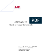 ADS 350 Grants To Foreign Governments