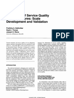 A Measure of Service Quality For Retail Stores - Scale Development and Validation (Dabholkar 1995) PDF