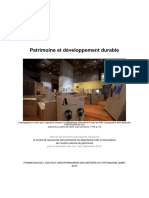 Patrimoine - Developpement Durable PDF