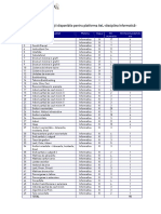 Centralizator Informatica PDF