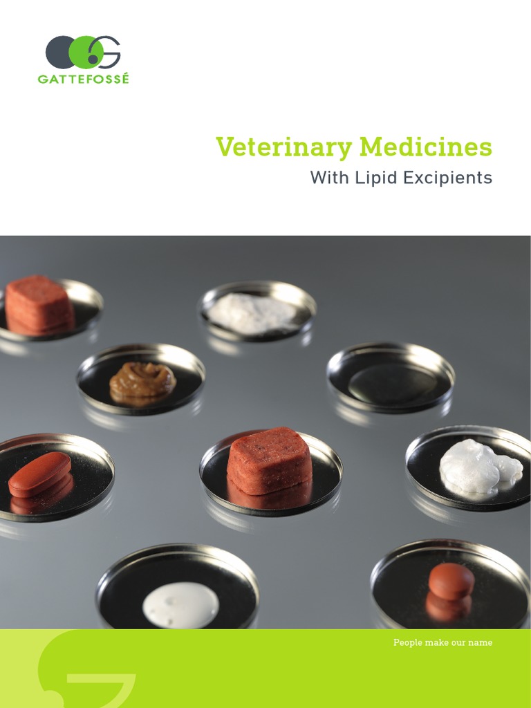 Brochure Veterinary Medicines With Gattefosse Excipients Tablet Pharmacy Emulsion