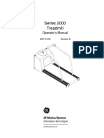 Treadmill 2000 Operator Manual