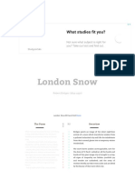 London Snow - CIE Literature