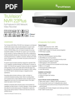 Truvision NVR 22plus: Full Featured H.265 Network Video Recorder