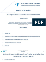 Level II - Derivatives: Pricing and Valuation of Forward Commitments