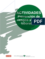 Actividades Prevención de Riesgos y Salud Laboral PDF