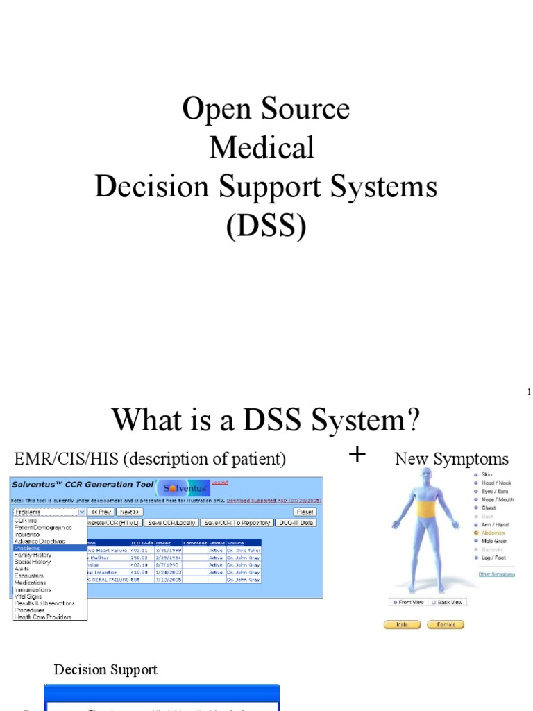 Open Source Medical Decision Support Systems | PDF | Electronic Health ...